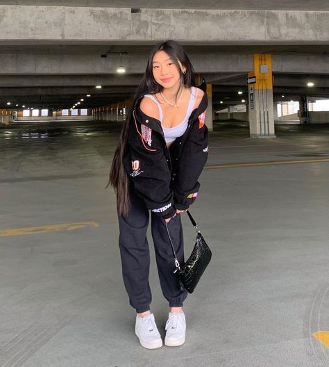 BREANNA QUAN on Instagram: “new post, new parking garage” Breanna Quan, Tomboy Style Outfits, Streetwear Fashion Women, Tomboy Fashion, Parking Lot, Teenage Fashion Outfits, Edgy Outfits, Teen Fashion Outfits, Looks Vintage