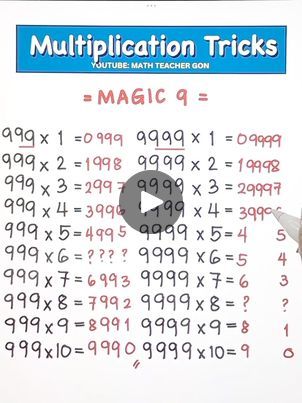 Percentages Math, Multiplication Tricks, Maths Tricks, Math Hacks, Math Review, Math Tricks, Math Curriculum, Math Teacher