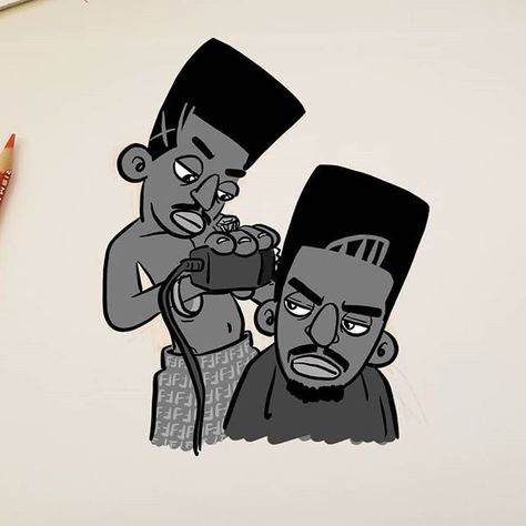 Barber Cartoon Art, Barber Cartoon, Barber Art, Barber Tattoo, Barber Logo, Barbershop Design, Vintage Logos, Cartoon Character Tattoos, Pop Art Drawing