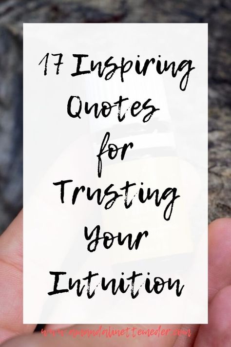 17 inspirational, motivational quotes about trusting yourself. Following your intuition quotes! These are my favorite quotes for trusting your gut and listening to your heart. Looking for a little trusting your heart inspirational sayings? Look no further - Image by Amanda Linette Meder text overlay over hand with essential oils against tree stump outside. Your Intuition Quotes, Trust Your Intuition Quotes, Trust My Intuition Quotes, Follow Your Intuition Quotes, Intuitive Quotes, Listening To Your Intuition Quotes, Guts Quotes, Instinct Quotes, Woman’s Intuition Quotes