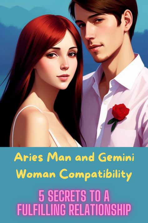 "Unlock the secrets of Aries Man and Gemini Woman compatibility! Dive into the captivating world of their dynamic relationship. Discover how their shared traits spark a passionate connection filled with adventure, intellect, and mutual support. Explore practical tips for navigating challenges and building a lasting love. Click to delve into the magic of this fiery and free-spirited pairing! #AriesMan #GeminiWoman #RelationshipAdvice" Aries Man Gemini Woman Relationships, Aries Gemini Compatibility, Gemini Woman Compatibility, Aries Man Traits, Night Jar, Gemini Girl, Aries And Gemini, Libra Women, Virgo Women