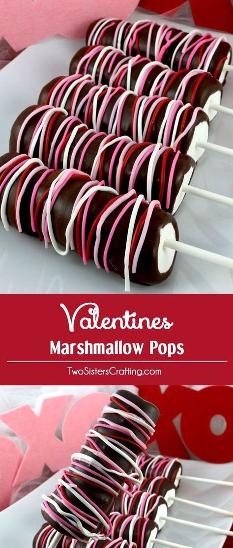 Valentines Marshmallow Pops - a colorful and delicious Valentine's Day dessert for your family. So easy to make and you won't believe how yummy these Chocolate covered Marshmallow Wands are. They would be a great Valentines Treat for your loved ones. Pin this delicious Valentine's Candy for later and follow us for more great Valentine's Day Food Ideas. Valentines Marshmallow Pops, Valentines Healthy Snacks, Valentine's Desserts, Valentines Goodies, Valentine's Candy, Valentines Kids, Snack Sani, February Activities, Valentines Snacks