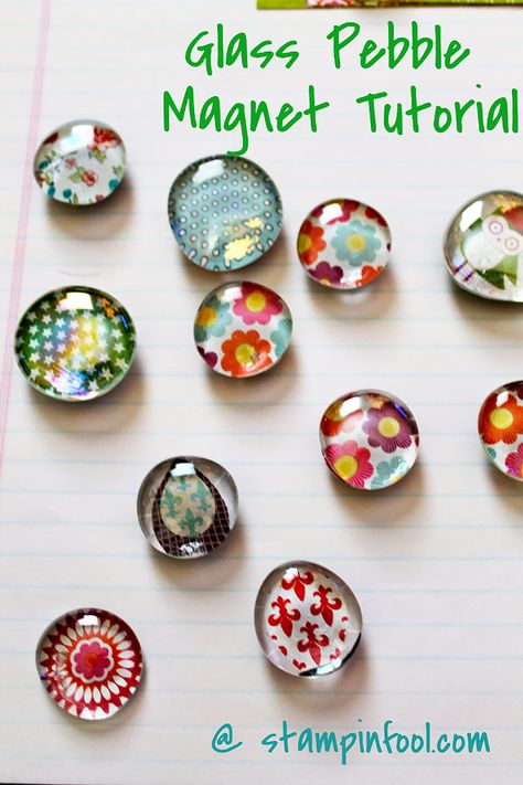 76 Crafts To Make and Sell - Easy DIY Ideas for Cheap Things To Sell on Etsy, Online and for Craft Fairs. Make Money with These Homemade Crafts for Teens, Kids, Christmas, Summer, Mother’s Day Gifts. |  Glass Pebble Magnet |  diyjoy.com/crafts-to-make-and-sell Pebble Magnets, Easy Homemade Gifts, Christmas Crafts To Sell, Glass Magnets, Magnet Crafts, Spring Crafts For Kids, Sell Diy, Fall Crafts Diy, Crafts To Make And Sell