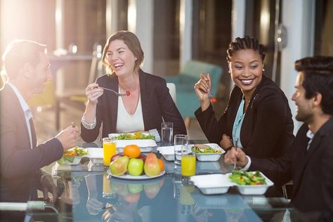 A Healthy Workplace: 6 Ways to Bring Positive Lifestyle Changes to the Office #30secondmom Plant Eater, Bonefish Grill, California Pizza Kitchen, Healthy Workplace, Grab Food, Gluten Free Menu, Healthy Menu, Food Intolerance, Catering Food