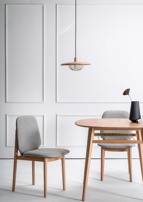 She’ll Chair on Behance Gothic Apartments, Minimalist Dining Chair, Estilo Japandi, Wood Ceiling Lights, Modern Pendant Lamp, Swivel Dining Chairs, Lamp Wood, Wood Ceiling, Ceiling Light Fixture