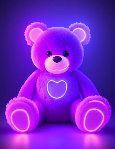 Purple Teddy Bear Wallpaper, Purple Teddy Bear, Black And Purple Wallpaper, Beauty Iphone Wallpaper, Glitter Phone Wallpaper, T Wallpaper, Teddy Bear Wallpaper, Android Wallpaper Art, Whatsapp Wallpaper Cute