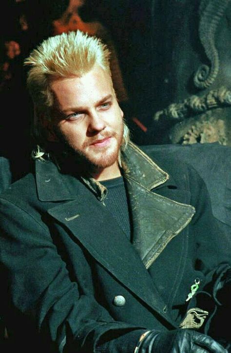 Keifer Sutherland in The Lost Boys David The Lost Boys, Lost Boys Movie, The Lost Boys 1987, Alex Winter, Vampire Movies, Kiefer Sutherland, The Lost Boys, 80s Movies, Lost Boys