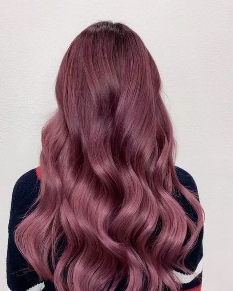 Dusty Rose Hair Color, Cinnamon Brown Hair Color, Cinnamon Brown Hair, Dusty Rose Hair, Dusty Pink Hair, Mauve Hair, Rose Hair Color, Guy Tang Mydentity, Guytang Mydentity