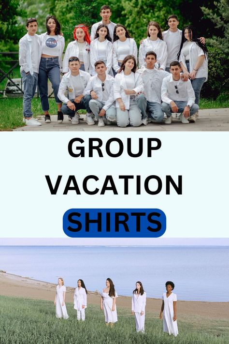 Group Vacation Shirts group vacation shirts funny group vacation shirts friends group vacation shirts beach Vacation Tshirt Ideas, Group Travel Shirts, Funny Family Vacation Shirts, Vacation Shirt Ideas, Group Vacation Shirts, White Shirt Outfit, Funny Vacation Shirts, Group Vacation, Vacation Tshirts