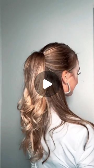 Simple Quick Hairstyles, Simple Ponytail Hairstyles, Beautiful Ponytail, Ponytail Hack, Ponytail Hairstyles Easy, Simple Ponytails, Kids' Braids, Clip Hairstyles, Hair Makeover