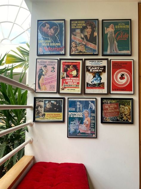 Retro Gallery Wall Ideas, Movie Posters Living Room, Plans Aesthetic, Apartment Refresh, Charleston House, Decorate Room, Apartment Things, Frames Ideas, Soft Autumn Color Palette