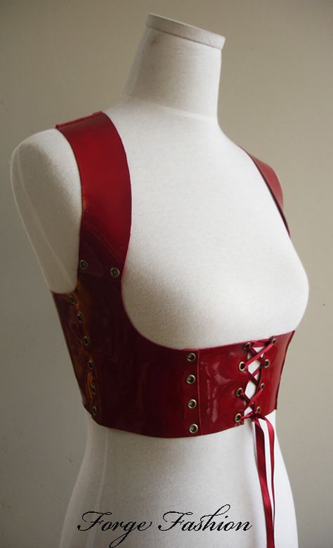 Western Steampunk, Harness Fashion, Bolero Top, Ren Fest, Corset Fashion, Underbust Corset, Leather Corset, Leather Harness, Mode Inspo