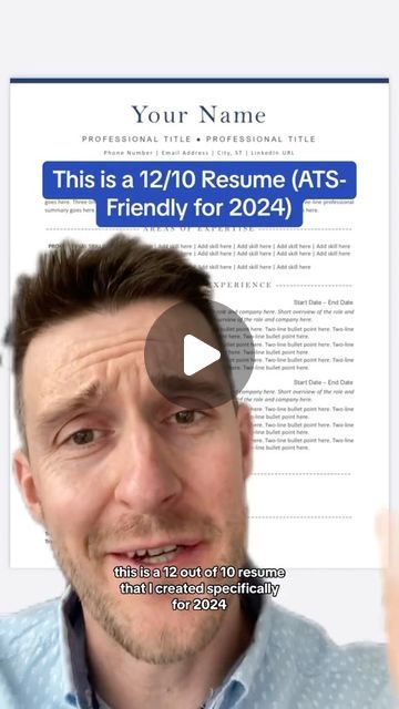 Greg Langstaff on Instagram: "I love this template and I’m going to use it a lot this year because it has the perfect mix of ATS optimization, eye-catching detail, and a professional vibe. Highly recommend for your 2024 job search. #resume #resumetips #careercoach #careergoals #2024jobsearch #jobsearchtips" Resume Template 2024, Ats Resume Template, Resume Format For Experienced, Professional Resume Format, Ats Resume, Resume Ideas, Hand Drawing Reference, Job Interviews, Job Search Tips