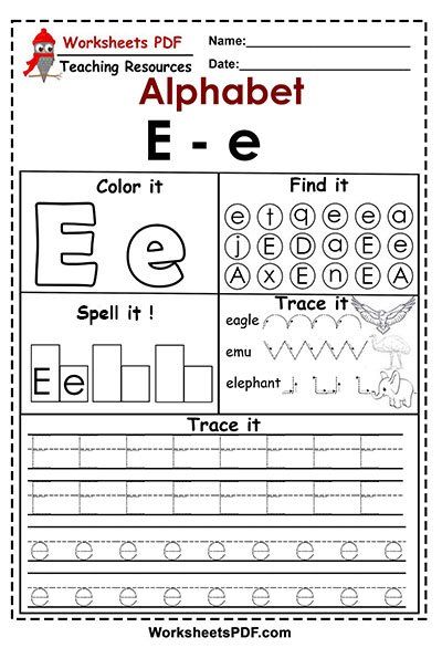 Letter E e ( Activities – Free Printables ) Letter Ee Worksheets Free Printable, Letter E Kindergarten Activities, E Preschool Activities, Letter E Free Printables, Letter E Worksheets Kindergarten, Letter E Activities For Kindergarten, Letter Ee Worksheets, E Worksheets Preschool, Letter E Worksheets Preschool