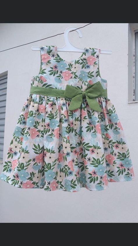 A Line Frock, Cotton Frocks For Kids, Frocks For Kids, Kids Dress Collection, Baby Frock Pattern, Kids Frocks Design