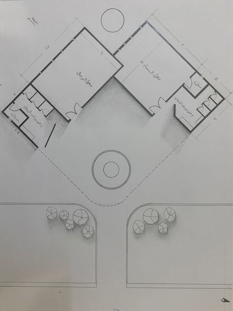 Mosque design Mosque Floor Plan, Small Mosque Design Interior, Small Mosque, Mosque Design, Mosque Architecture, Architecture Concept, Architecture Concept Drawings, Concept Architecture, Plan Design