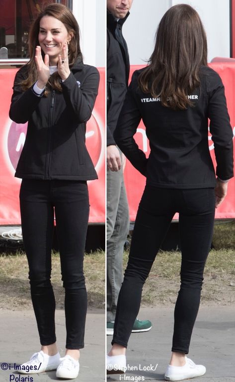 Softshell Jacket Outfit, Ducesa Kate, Kate Middleton Stil, Style Kate Middleton, Superga Cotu, Kate Middleton Style Outfits, Herzogin Von Cambridge, Looks Kate Middleton, Kate Middleton Pictures