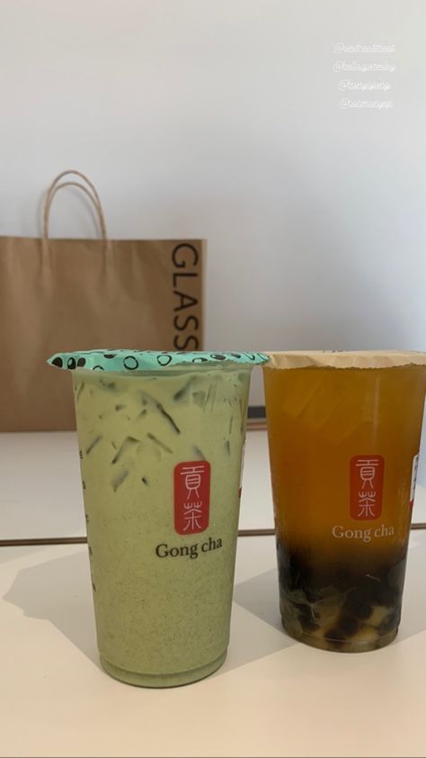 Kawaii Drinks, Oat Drink, Boba Aesthetic, Gong Cha, Drinks Aesthetic, Aesthetic Drinks, Boba Drink, Matcha Drink, Bubble Milk Tea