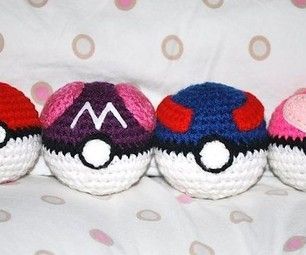 Pokeball Set Pokeball Crochet Pattern, Crochet Pokeball, Pokeball Pattern, Crochet Pokemon, Pokemon Pattern, Pokemon Ball, Crochet Ball, Crochet Keychain Pattern, Teddy Bear Pattern