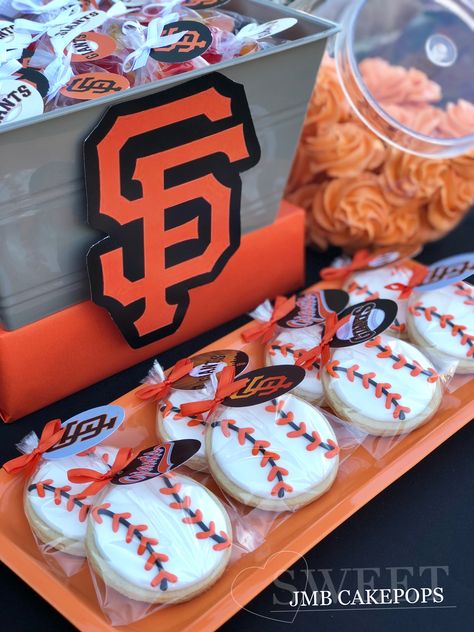 Giants Birthday Party Ideas, Baseball Theme Birthday, Baseball Theme, Sf Giants, 10th Birthday, Birthday Party Ideas, First Birthdays, First Birthday, Birthday Parties