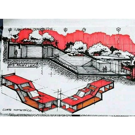 Landscape Design Drawings, Architecture Program, Concept Models Architecture, Architectural Sketches, Architecture Presentation Board, Architecture Panel, Landscape Sketch, Architecture Concept Drawings, Architectural Section