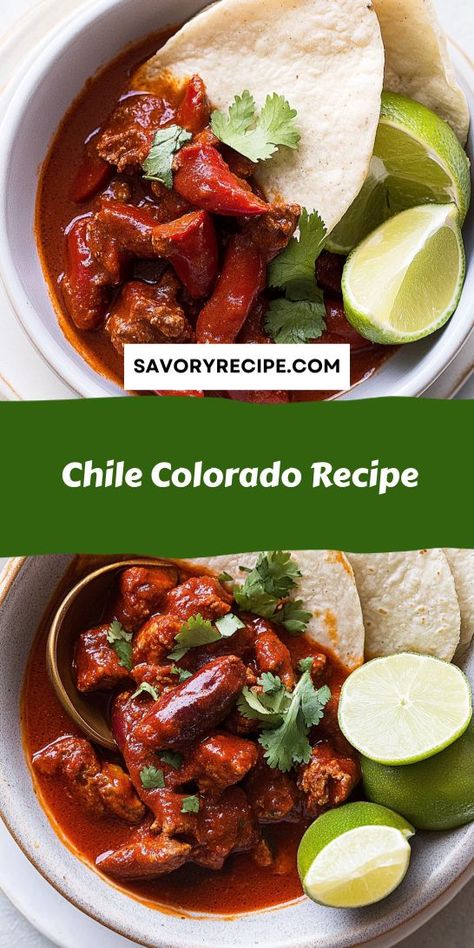 Looking for a robust chili recipe that stands out at any gathering? This Chile Colorado Recipe combines tender meat and a rich sauce for a satisfying meal. Don’t forget to save it for a delicious chili night you’ll want to recreate time and again! Authentic Chili Colorado, Carne Asada Chili, Chili Colorado Recipe Pork, Easy Chili Colorado Recipe, Colorado Chili, Chile Colorado Recipe, Chili Colorado Recipe, Colorado Recipes, Chili Colorado