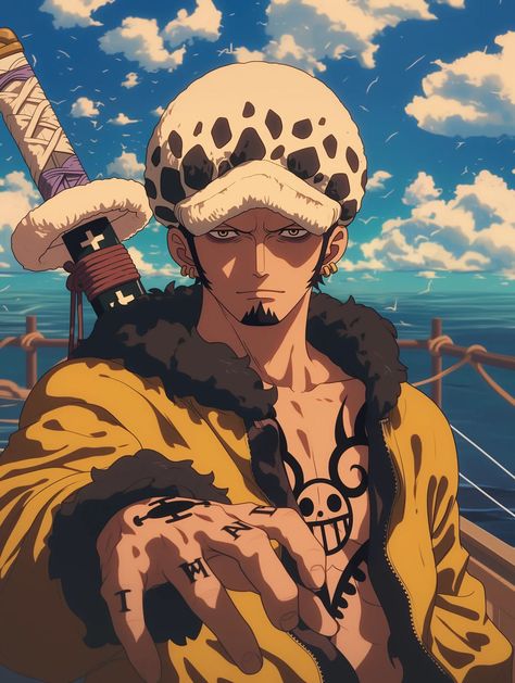 Trafalgar Law Wallpapers, One Piece Photos, Portgas D Ace, One Piece Ace, Nami One Piece, One Peice Anime, Wallpaper Animes, Trafalgar Law, One Piece Drawing