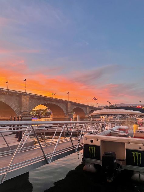 Harbor Aesthetic, Summer Day Aesthetic, Aesthetic Bridge, Sunset Sky Aesthetic, Bridge Aesthetic, Aesthetic Boat, Boat Summer, Day Aesthetic, River Life