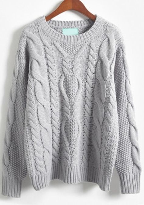 Sweaters Outfit, Neon Sweater, Knitting Sweaters, Pullover Mode, Pullover Outfit, Grey Knit Sweater, Sweaters Online, Pattern Sweater, Knit Outfit