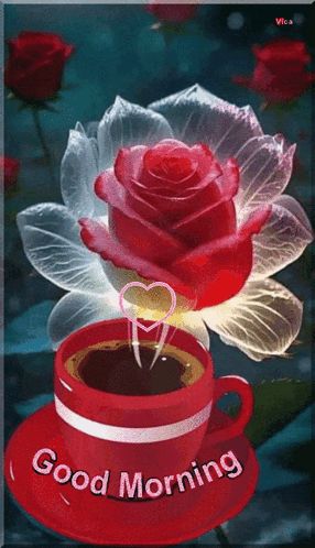 Happy Wednesday Pictures, Good Morning Rose Images, Good Morning Wishes Gif, Morning Status, Good Morning Flowers Rose, Good Morning Coffee Gif, Good Morning Roses, Romantic Status, Good Morning Animation