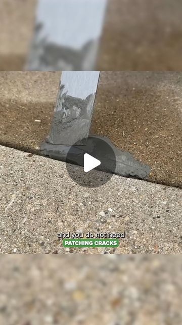 Scott on Instagram: "Patching Concrete Cracks #concrete #homeowner #homeimprovement" Concrete Cracks, Repair Cracked Concrete, Concrete Basement, Cracked Concrete, Concrete Repair, Basement Reno, Home Repairs, Home Repair, Home Hacks