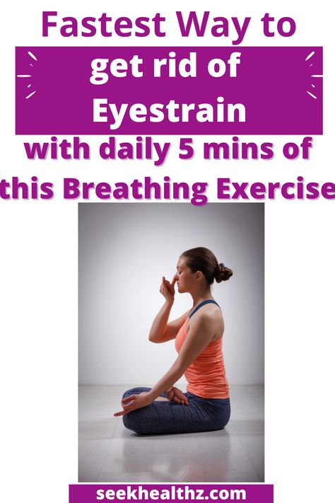 Get Relief from Eyestrain with 5 mins of this Pranayama daily Headache Behind Eyes, Pranayama Benefits, Eye Strain Relief, Frequent Headaches, Eye Sight, Eye Sight Improvement, Twist Styles, Hair Twist Styles, Eyes Problems