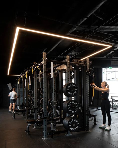 Transform your training space with equipment that’s custom-built for performance and precision. We help gym owners unlock the potential of every corner 💪 🏋️ - @ffsgyms #BuiltBetter #BLKBOX Gym Moodboard, Gym Lights, Gym Designs, Body Tech, Iron Gym, Gym Business, Gym Lighting, Born Primitive, Gym Design Interior