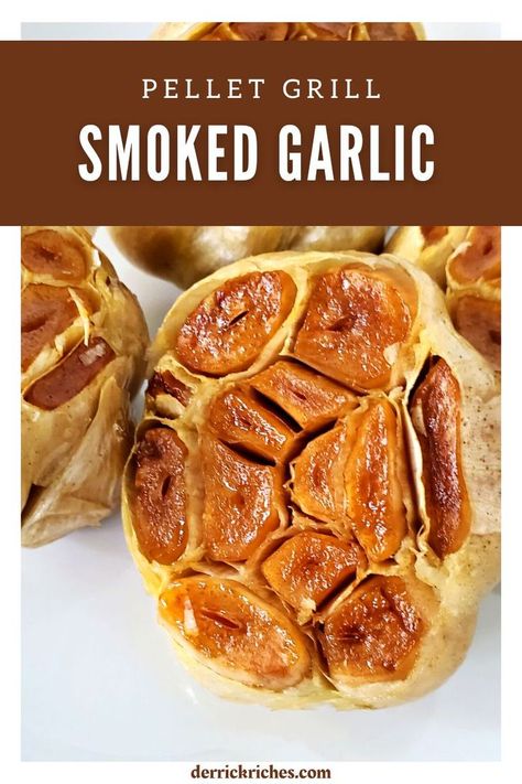 Bbq Treats, Traeger Ideas, Smoker Cooking Recipes, Egg Smoker, Smoker Grill Recipes, Smoked Garlic, Bbq Smoker Recipes, Traeger Cooking, Pellet Smoker Recipes