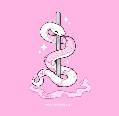 Snake Drawing, Cute Reptiles, Cute Snake, Snake Art, 강아지 그림, Pastel Art, Cute Animal Drawings, Kawaii Drawings, Kawaii Art