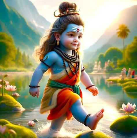 Mahadev Devotee, Little Shiva, Angry Bird Pictures, Cartoons Krishna, Ram Sita Photo, Durga Kali, Ganesha Drawing, Cute Photo Poses, Ram Image