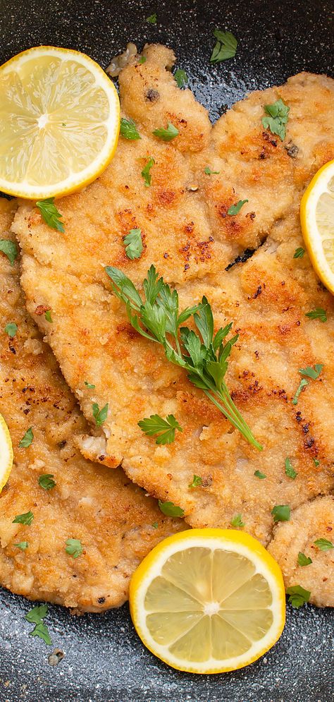 Authentic German Schnitzel Recipe, Beef Schnitzel, Tenderloin Recipes Crockpot, Pork Schnitzel Recipe, Schnitzel Recipe, Side Dish Ideas, German Food Authentic, Schnitzel Recipes, Recipes Pork