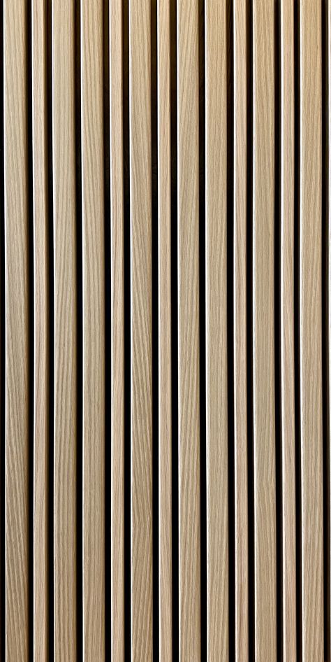 A sample of our new 22 mm Linear Rib combined with our standard width linear rib 38 mm. Repeating pattern that can be used for wall installations. Wood Panel Texture, Wood Slat Ceiling, Wooden Cladding, Wall Panel Design, Ribbed Paneling, Floor Texture, Timber Cladding, Interior Wall Design, Material Textures