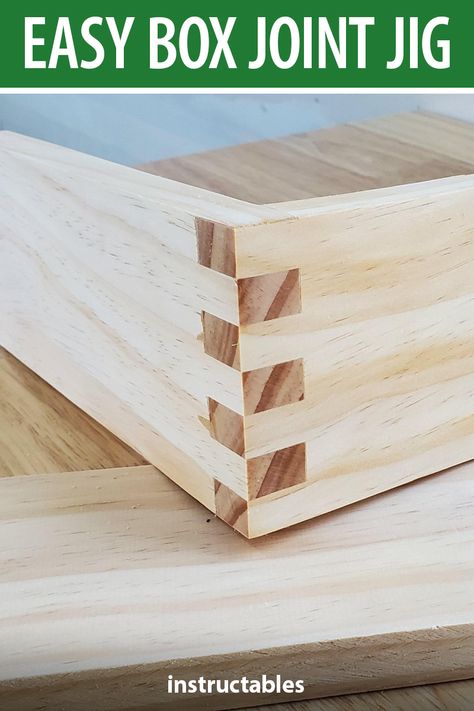 Wood Box Joints, Jigs For Woodworking, Box Joints With A Router, Box Joints Table Saw Jig, Wood Jigs Diy, Woodworking Jigs How To Make, Decorative Boxes Diy, Small Wood Box Ideas, Diy Woodworking Jigs