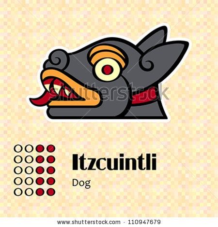 Itzcuintli, the revered Aztec dog. Aztec Dog, Mayan Glyphs, Mayan Mask, Aztec Symbols, Mayan Symbols, Aztec Culture, Mayan Culture, Aztec Calendar, Mexico Art