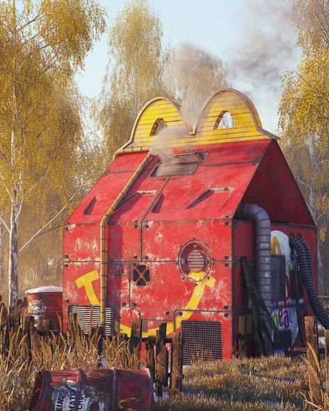 Don’t you love post apocalyptic nostalgia? What’s your fav? . . Paint by hoodass . . #spongebob #hellokitty #disneyland #disneyworld #disney #rickandmorty #bikinibottom #supermario #mcdonalds #stormtrooper #pokeball #pokemon #starwars #mickeymouse #bender #futurism #futurama #dystopia #postapocalyptic #apocalypse #pacman #retro #retrogaming #disneylife Art Apocalypse, Post Apocalyptic Art, Apocalypse Art, Pop Culture Art, Spongebob Memes, Art Pop, Arte Fantasy, 판타지 아트, 영감을 주는 캐릭터