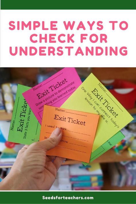 Encouragement For Teachers, Exit Tickets Template, Ticket Template Free, Activities For Reading, Check For Understanding, Teacher's Blog, Tips For Teachers, Exit Tickets, Formative Assessment