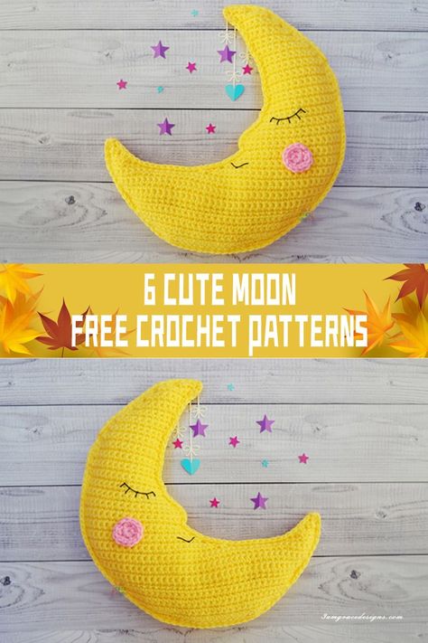 Whether used as home decor or cherished as cuddly companions, these crochet moon creations radiate the serenity and wonder inspired by the celestial skies above. #freecrochetpatterns Crochet Moon Pattern, Crochet Moon Pillow, Moon Pillow Crochet, Crochet Moon, Cozy Pillows, Moon Pillow, Moon Pattern, Cozy Pillow, Free Crochet Patterns