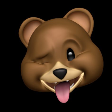 Bear Emoji Iphone, Emoji Bear, Panda Emoji, Bear Emoji, Iphone Png, Phone Emoji, Emoji Stickers Iphone, Digital Graphics Art, Ios Emoji