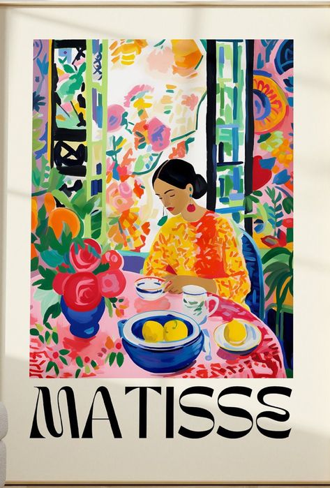 Matisse Paintings Wallpaper, Mattise Inspired Art, Berlioz Poster, Henry Matisse Paintings, Matisse Aesthetic, Matisse Still Life, Henri Matisse Paintings, Art Residency, Fauvism Art