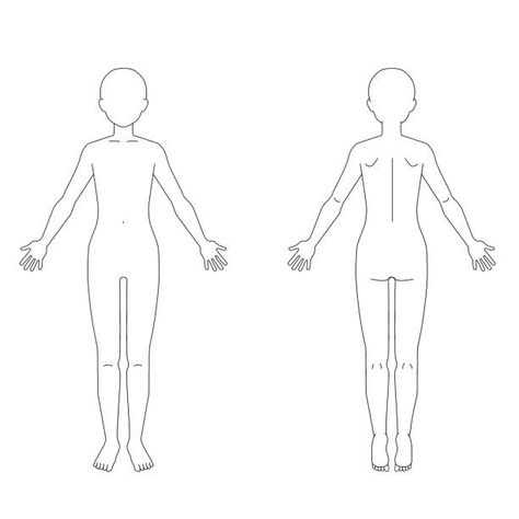 91,164 Human Body Outline Front And Back Drawing Illustrations & Clip Art - iStock Printable Body Outline, Body Outline Drawing Simple, Whole Body Drawing, Human Body Outline, Body Outline Drawing, Body Chart, Back Drawing, Body Outline, Family Stock Photo