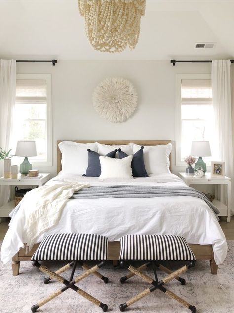 I’m so excited to share I’ve partnered with The Company Store to talk bedding with you guys! Everyone wants to create a soothing and restful bedroom retreat, but also one that is classic and beautiful! When you invest in bedding, you of course want amazing quality but also its important to make design choices that … Timeless Bedroom, Beautiful Bedroom Colors, Restful Bedrooms, Bedroom Color Schemes, Design Del Prodotto, Master Bedrooms Decor, Rustic Bedroom, Decor Minimalist, White Bedroom