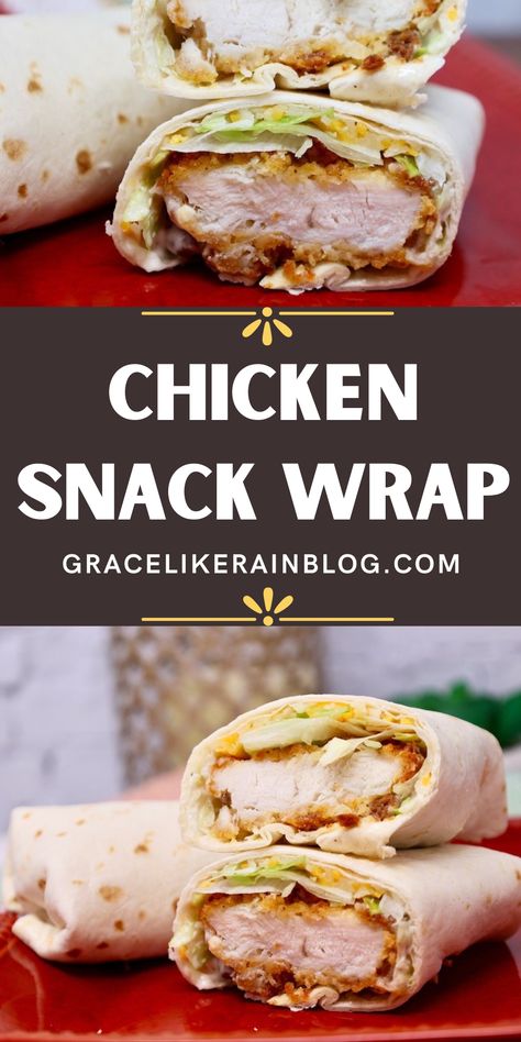 Our Chicken Ranch Snack Wraps are an easy Mcdonald's copycat recipe that is perfect for a snack or a light lunch. These quick and easy snacks use frozen chicken strips for convenience and are easily customizable. Snack Wrap Mcdonalds, Mcdonalds Copycat Recipes, Chicken Snack Wrap, Snack Wraps, Quick And Easy Snacks, Crispy Chicken Wraps, Mcdonalds Chicken, Snack Wrap, Chicken Ranch