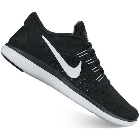 Nike Flex 2017 RN Women's Running Shoes ($80) ❤ liked on Polyvore featuring shoes, athletic shoes, black, nike, running shoes, lace up shoes, athletic running shoes and fleece-lined shoes Europe Ootd, White Nike Shoes Womens, Best Nike Running Shoes, Nike Running Shoes Women, Athletic Shoes Nike, White Nike Shoes, Black Nike Shoes, Nike Shoes Outfits, Running Shoes Black