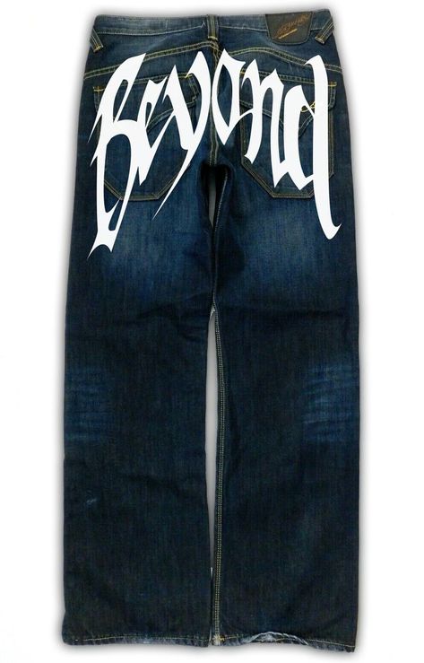 Custom Jeans Diy, Baggy Jeans For Women, Custom Jeans, Fashion Vocabulary, Diy Fashion Clothing, Painted Jeans, Y2k Outfits, Jeans Diy, Designer Jeans